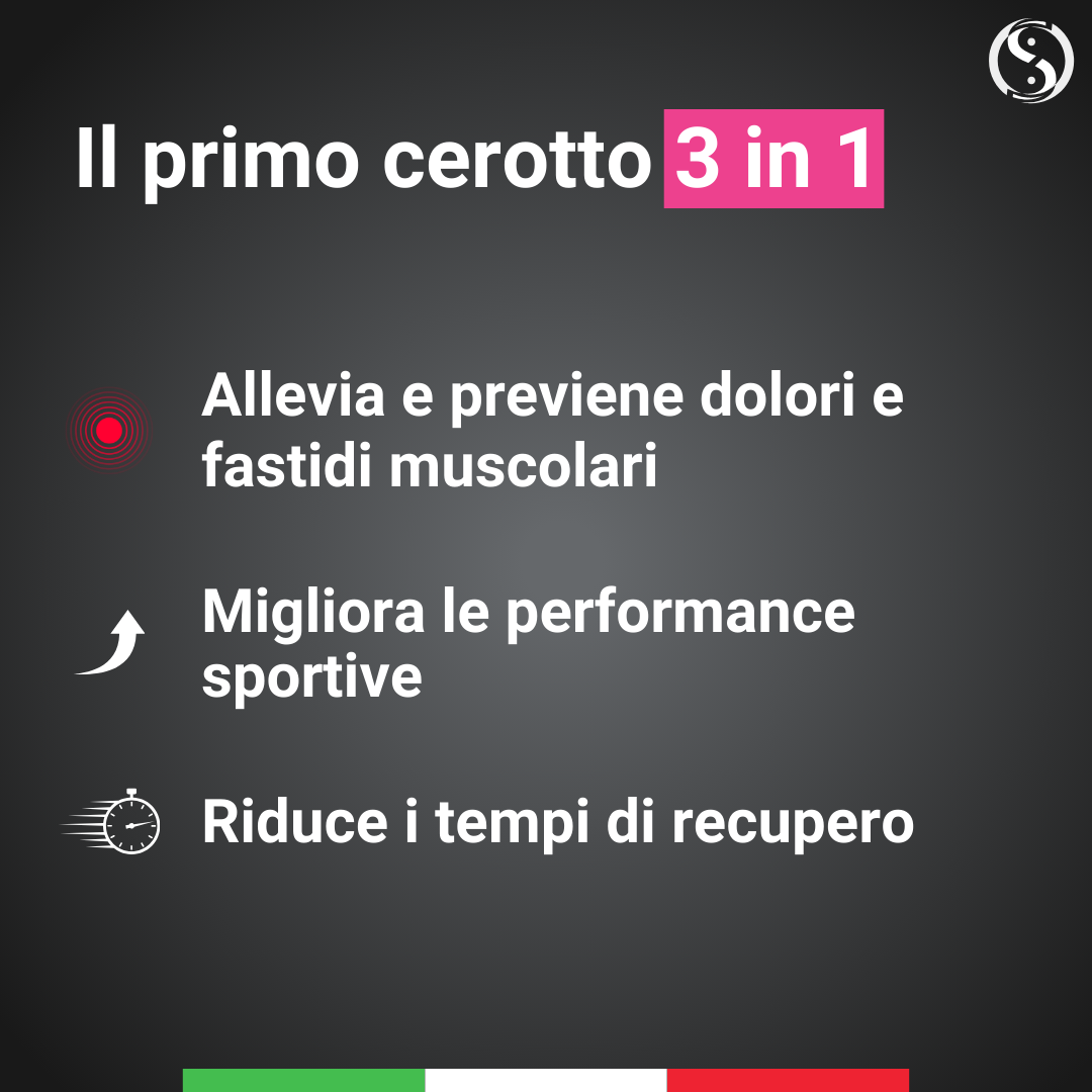 Omstrip Sport Performance | 8 cerotti sportivi elastici 10cm x 5 cm