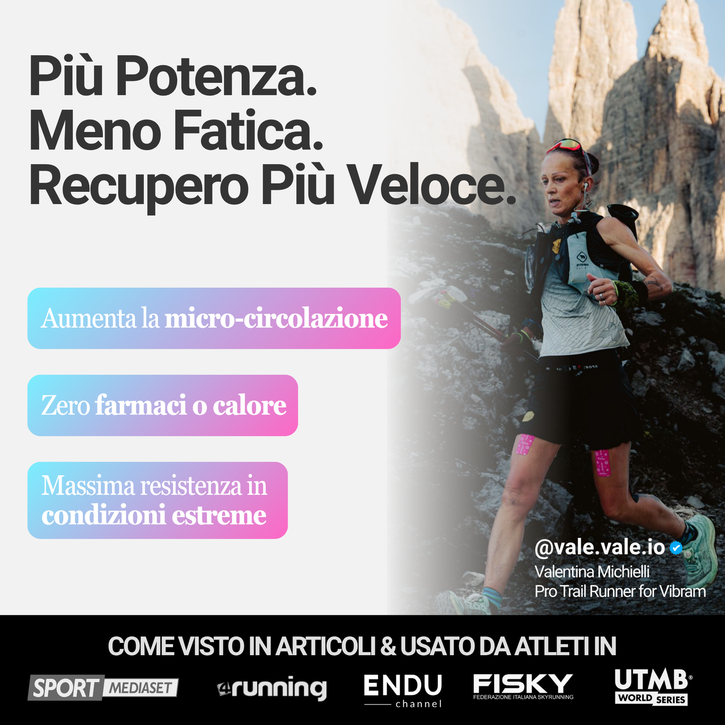Omstrip Sport Performance Roll – Pro Edition | 4,5 m per Taglio Personalizzato
